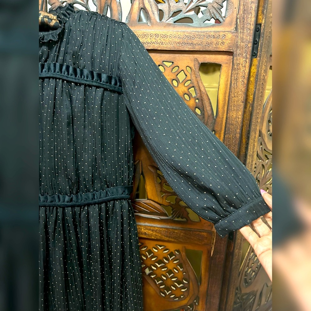 Plissé Embellished Midi Dress - Picture 6 of 14